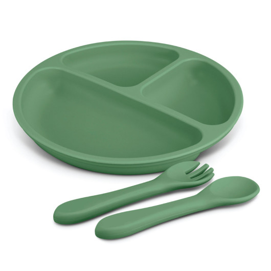 Kids Plate Sets Sage